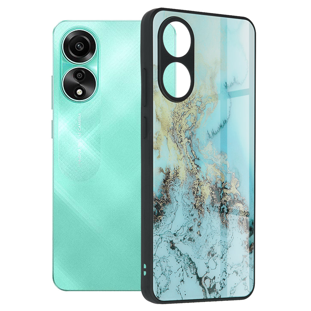 Funda para Oppo A78 4G, Techsuit, Glaze, Azul