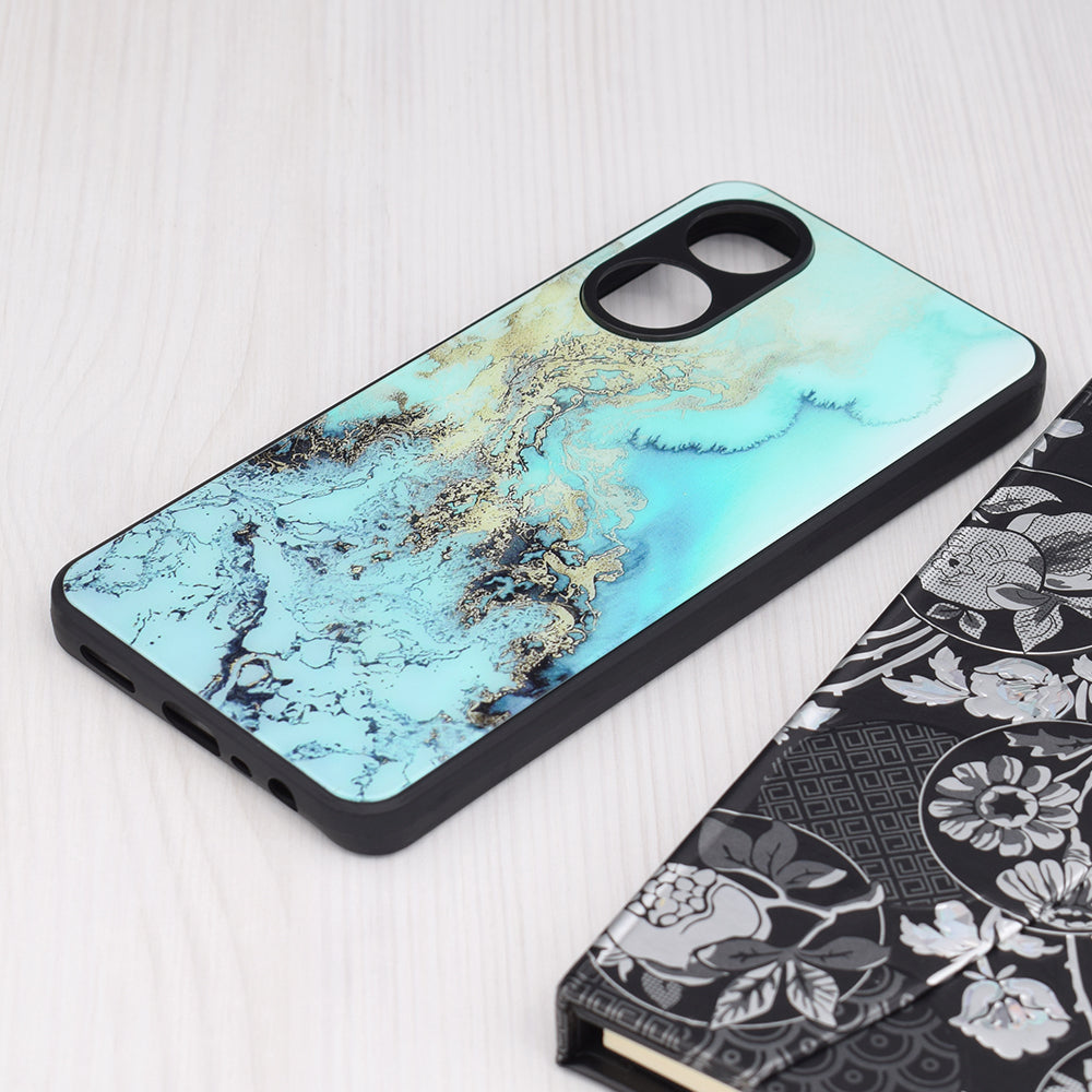 Funda para Oppo A78 4G, Techsuit, Glaze, Azul