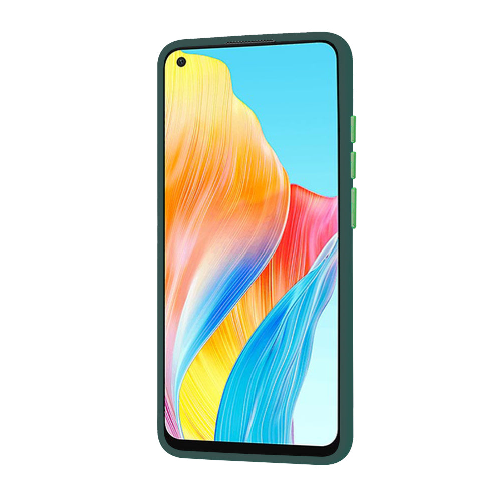 Funda para Oppo A78 4G, Techsuit, HaloFrost, Verde