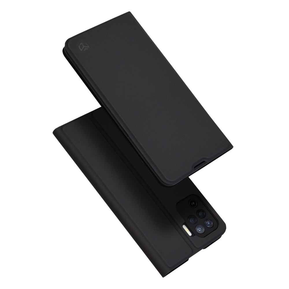 Funda para Oppo A94 / Reno5 Lite, Techsuit, Magskin Book, Negra
