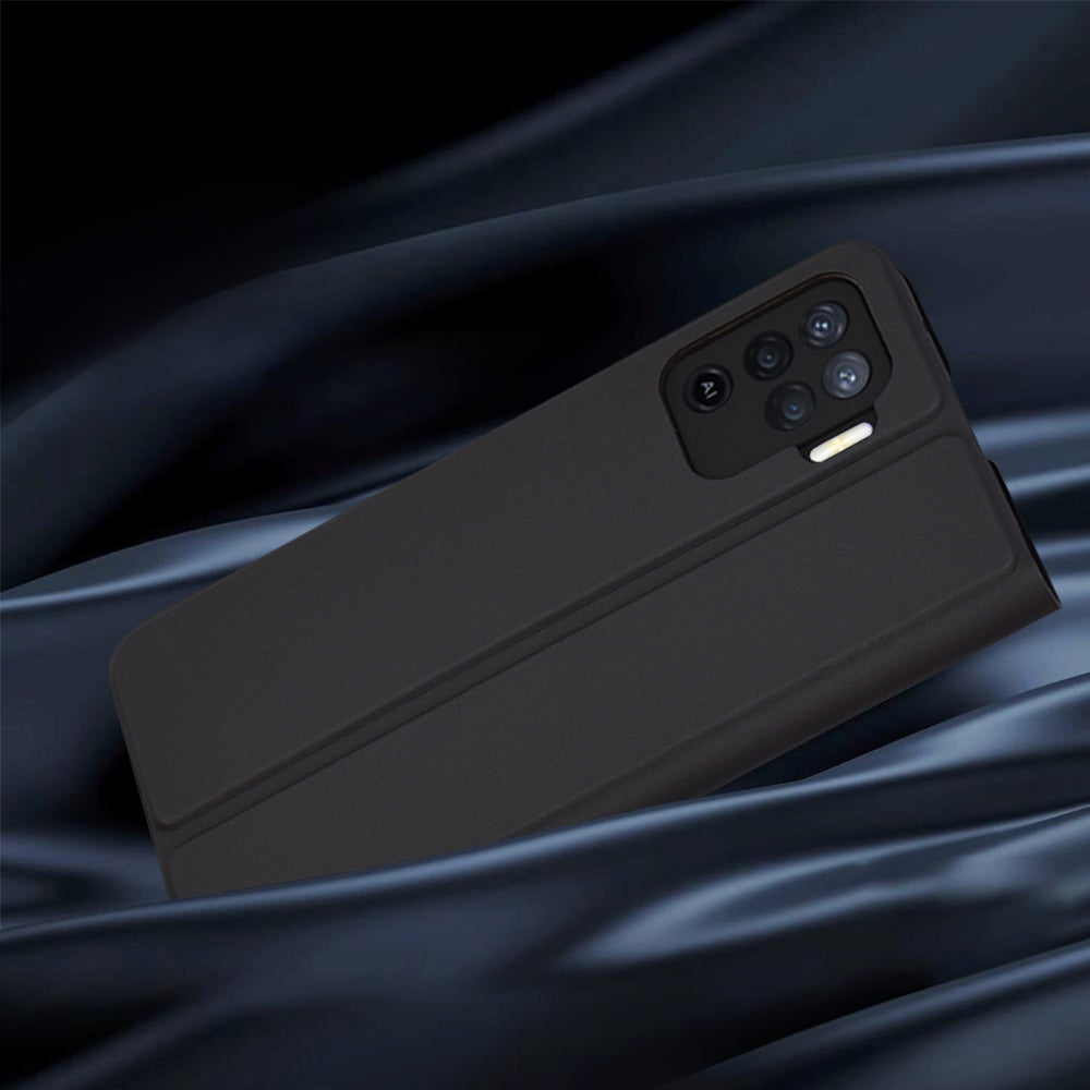 Funda para Oppo A94 / Reno5 Lite, Techsuit, Magskin Book, Negra