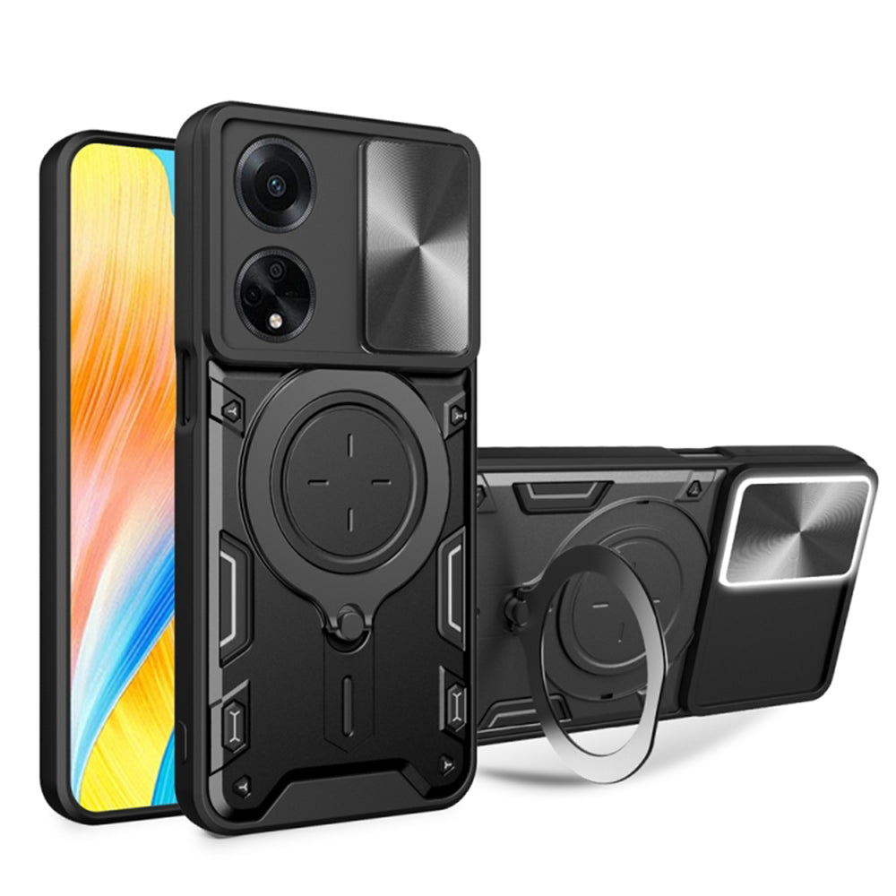Funda para Oppo A98, Techsuit, CamGuard Pro, Negra