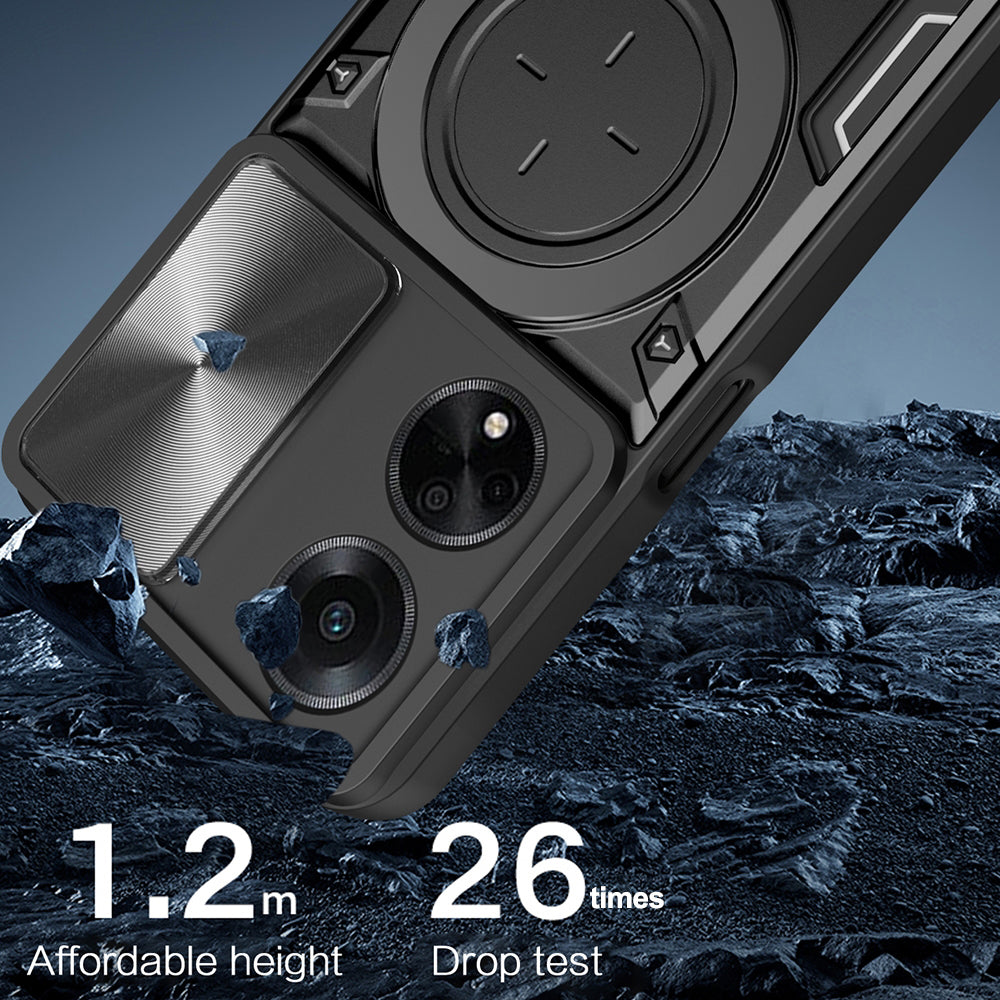 Funda para Oppo A98, Techsuit, CamGuard Pro, Negra