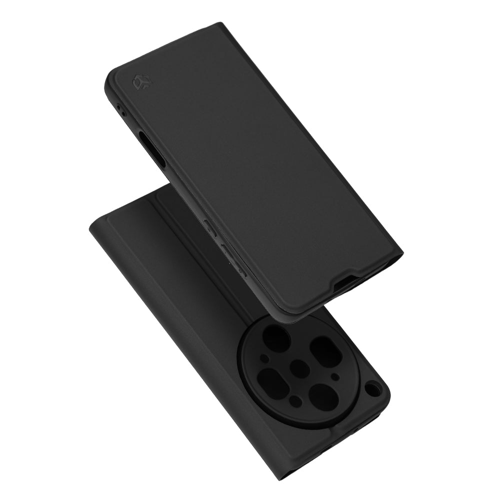 Funda para Oppo Find X9 Ultra, Techsuit, Magskin Book, Negra