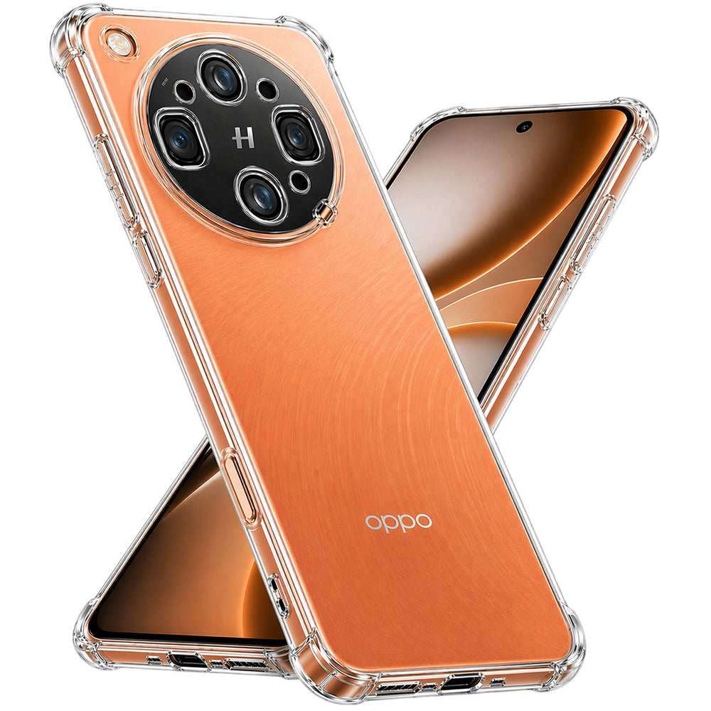 Funda para Oppo Find X9 Ultra, Techsuit, Shockproof Clear, Transparente