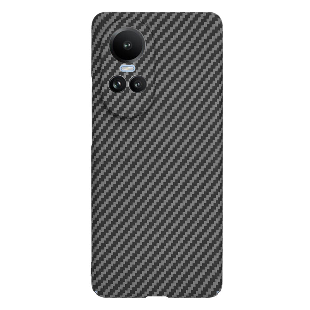 Funda para Oppo Reno10 / Reno10 Pro, Techsuit, Carbonite FiberShell, Negra