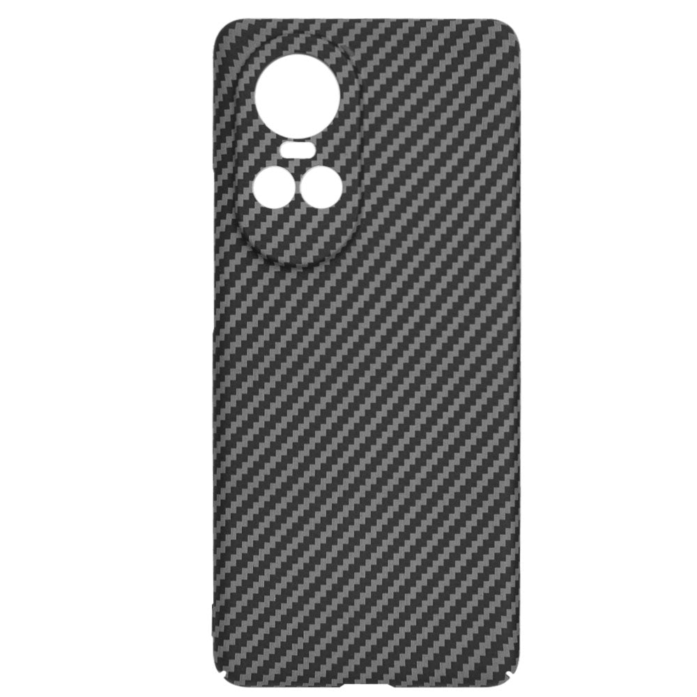 Funda para Oppo Reno10 / Reno10 Pro, Techsuit, Carbonite FiberShell, Negra