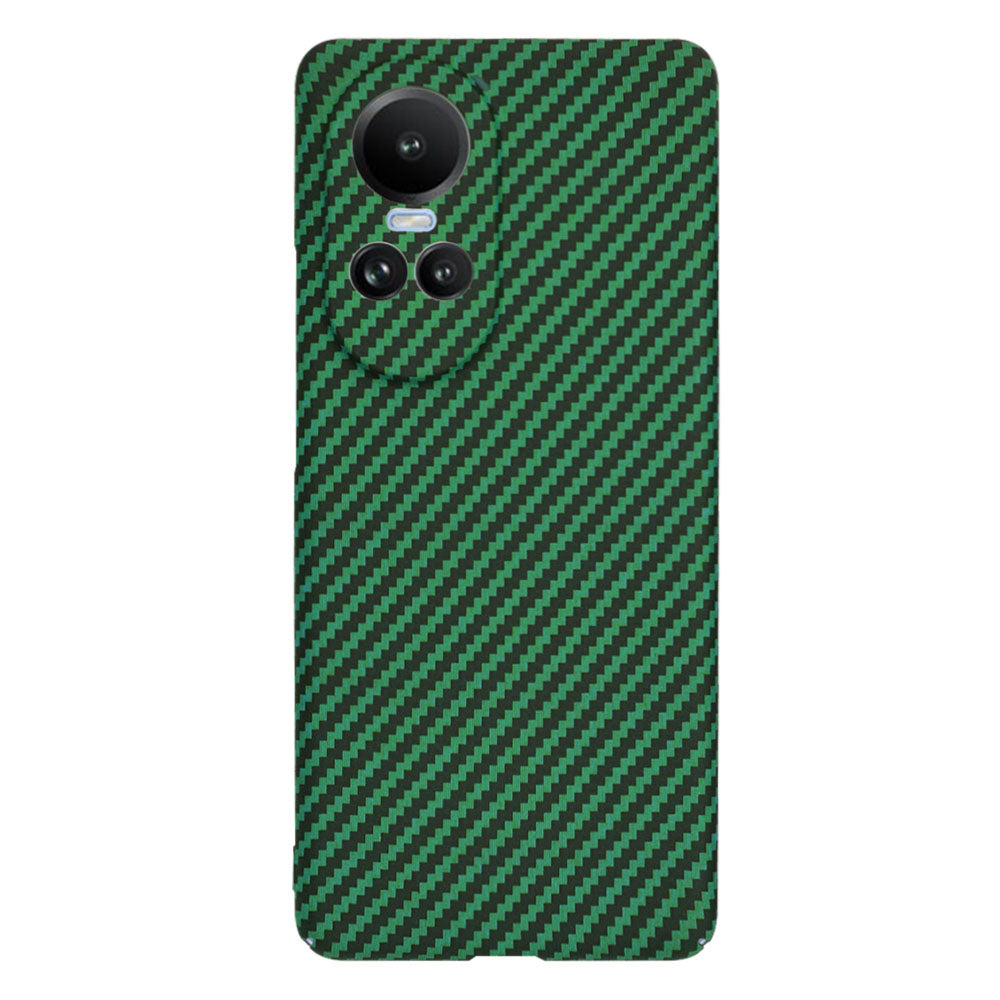 Funda para Oppo Reno10 / Reno10 Pro, Techsuit, Carbonite FiberShell, Verde