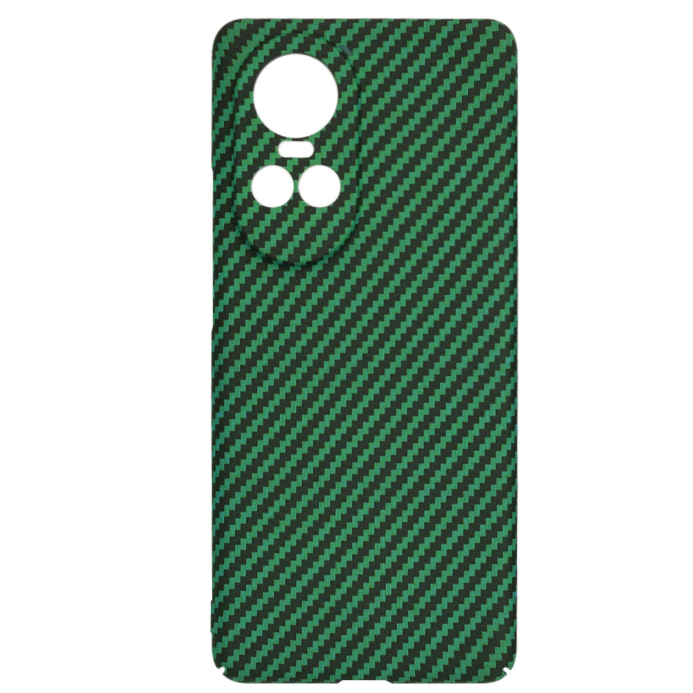 Funda para Oppo Reno10 / Reno10 Pro, Techsuit, Carbonite FiberShell, Verde
