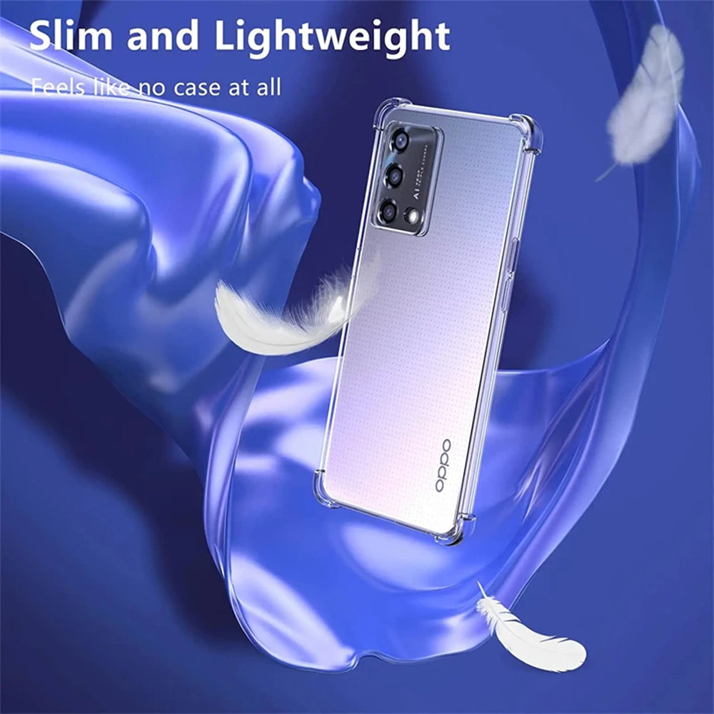Funda para Oppo Reno10 / Reno10 Pro, Techsuit, Antigolpes Transparente, Transparente