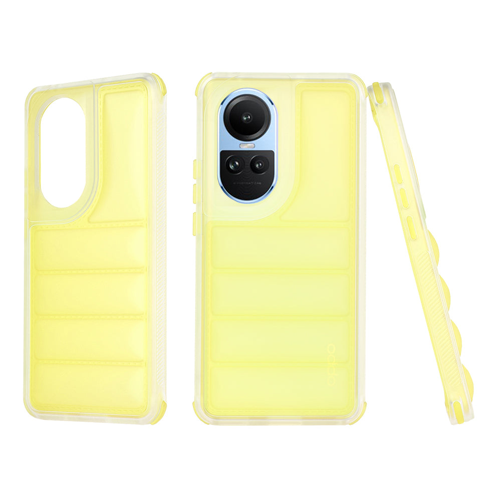 Funda para Oppo Reno10 / Reno10 Pro, Techsuit, Wave Shield, Amarilla