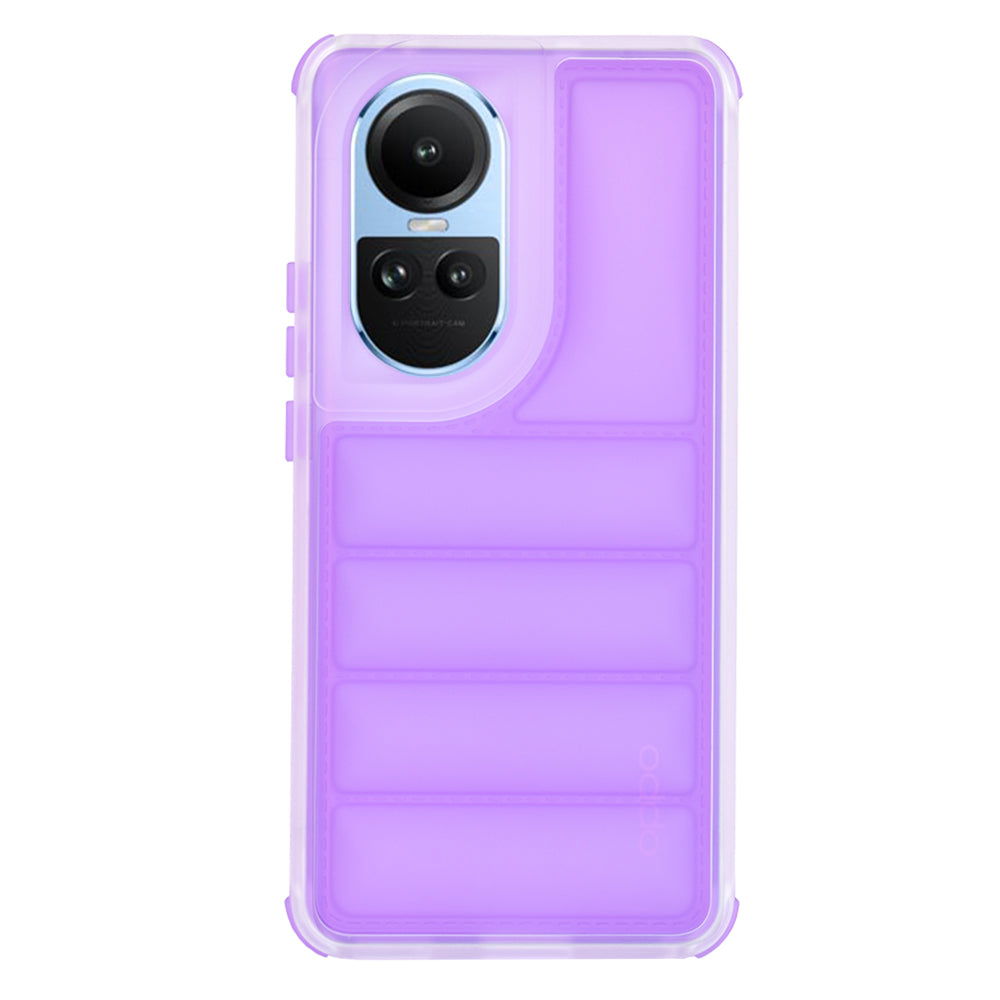 Funda para Oppo Reno10 / Reno10 Pro, Techsuit, Wave Shield, Morado