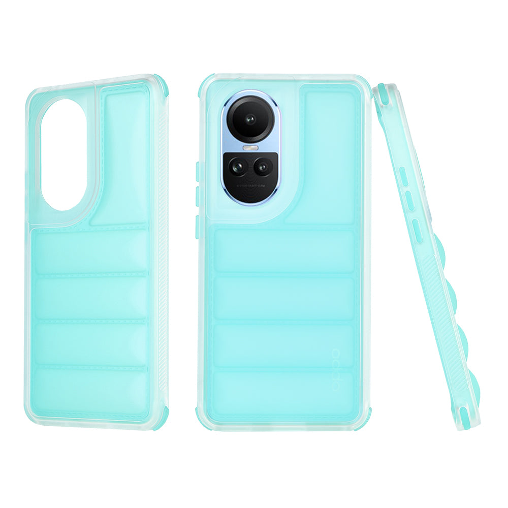 Funda para Oppo Reno10 / Reno10 Pro, Techsuit, Wave Shield, Turquesa