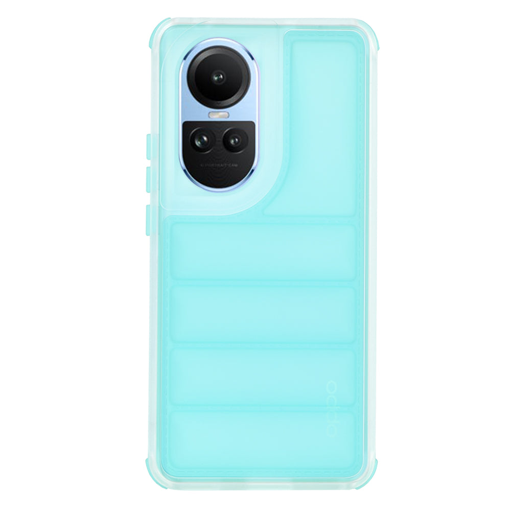 Funda para Oppo Reno10 / Reno10 Pro, Techsuit, Wave Shield, Turquesa