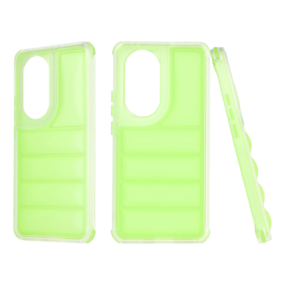 Funda para Oppo Reno10 / Reno10 Pro, Techsuit, Wave Shield, Verde