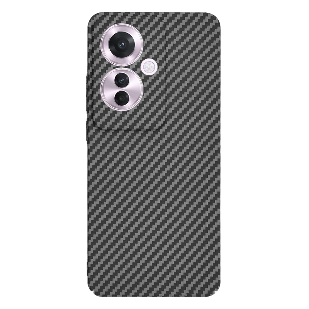 Funda para Oppo Reno11 F, Techsuit, Carbonite FiberShell, Negra