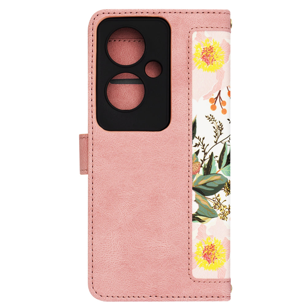 Funda para Oppo Reno11 F, Techsuit, FlipCraft, Rosa