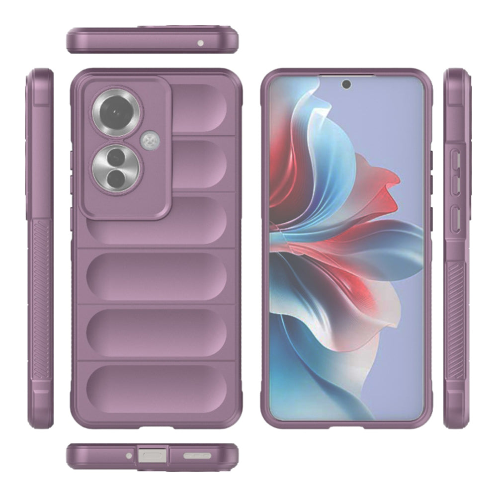 Funda para Oppo Reno11 F, Techsuit, Magic Shield, Morado