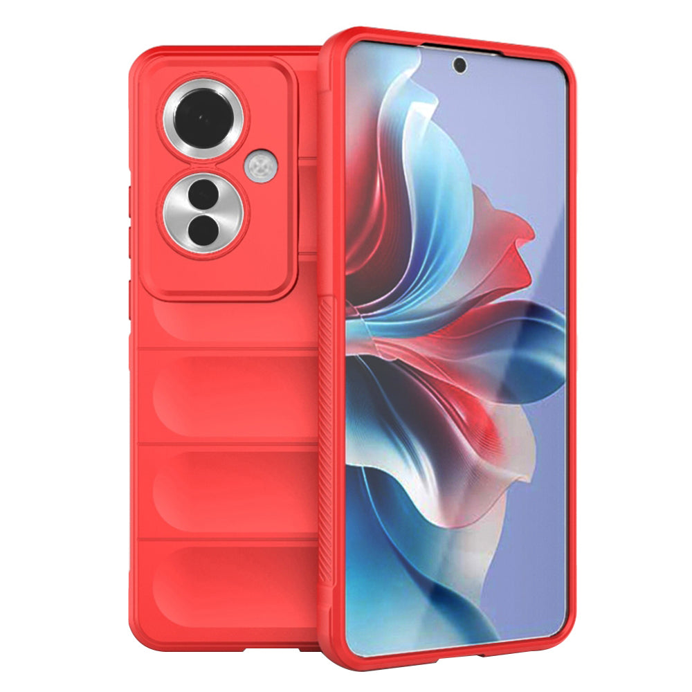 Funda para Oppo Reno11 F, Techsuit, Magic Shield, Roja