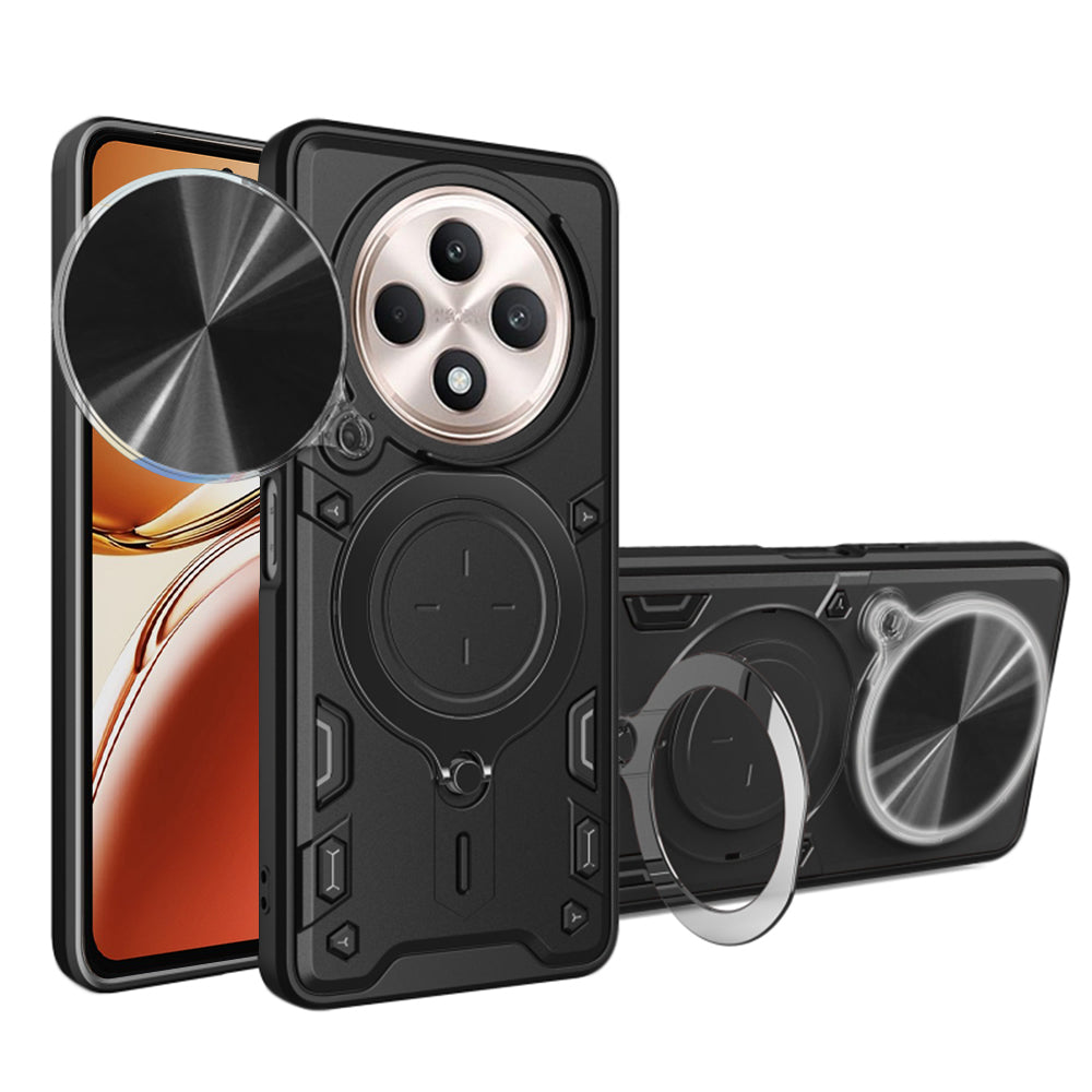 Funda para Oppo Reno12 FS 5G / Reno12 FS 4G / Reno12 F 4G / Reno12 F, Techsuit, CamGuard Pro, Negra