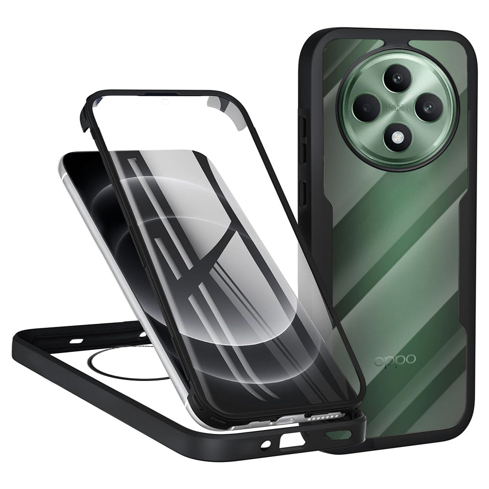 Funda para Oppo Reno12 FS 5G / Reno12 FS 4G / Reno12 F 4G / Reno12 F, Techsuit, ColorVerse 360, Negra