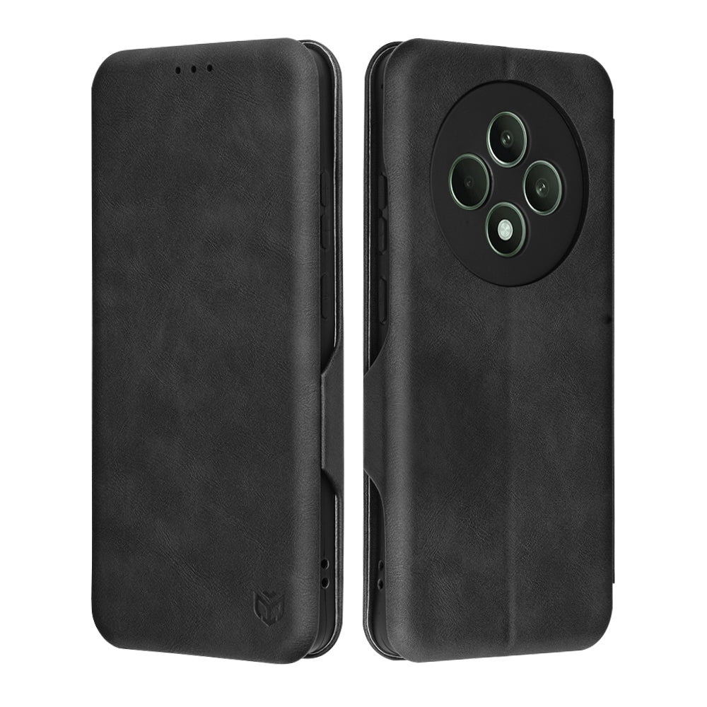 Funda para Oppo Reno12 FS 5G / Reno12 FS 4G / Reno12 F 4G / Reno12 F, Techsuit, Safe Wallet Plus, Negra