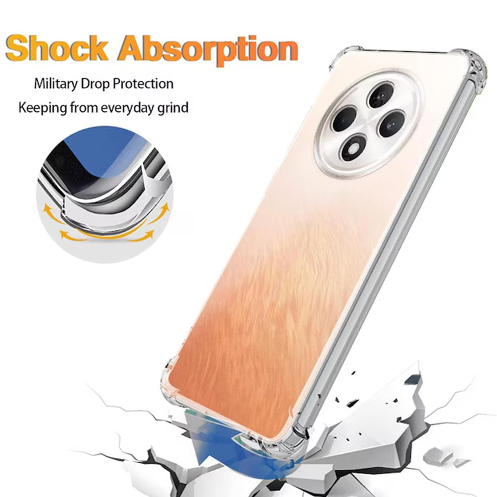 Funda para Oppo Reno12 FS 5G / Reno12 FS 4G / Reno12 F 4G / Reno12 F, Techsuit, Transparente a prueba de golpes