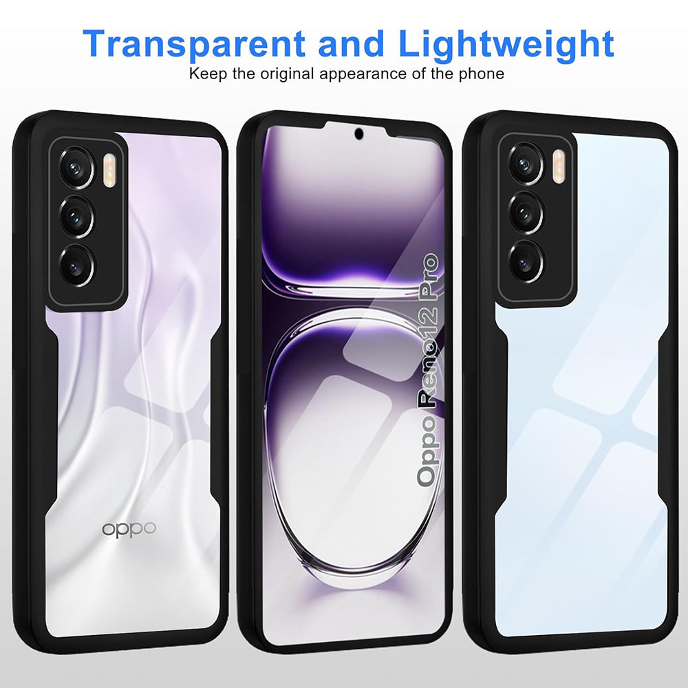 Funda para Oppo Reno12 Pro, Techsuit, ColorVerse 360, Negra