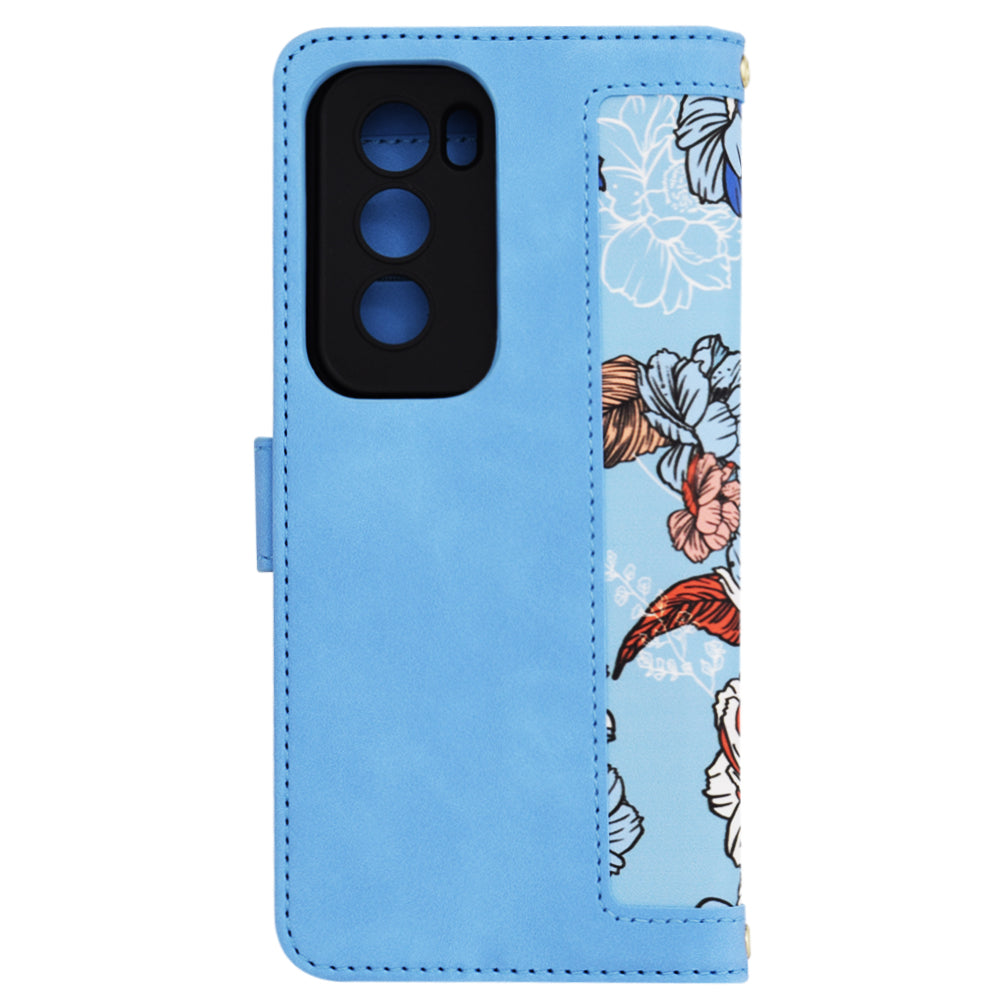 Funda para Oppo Reno12 Pro, Techsuit, FlipCraft, Azul