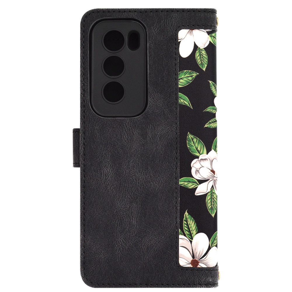 Funda para Oppo Reno12 Pro, Techsuit, FlipCraft, Negra