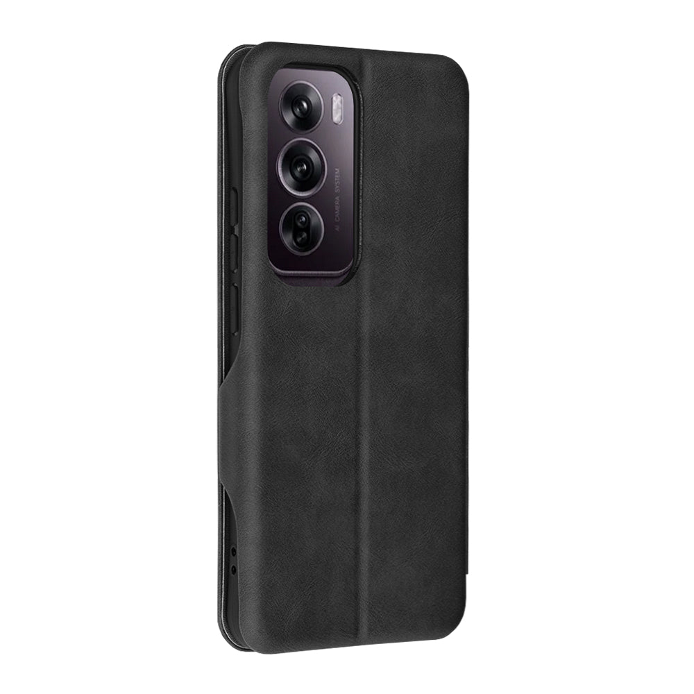 Funda para Oppo Reno12 Pro, Techsuit, Safe Wallet Plus, Negra