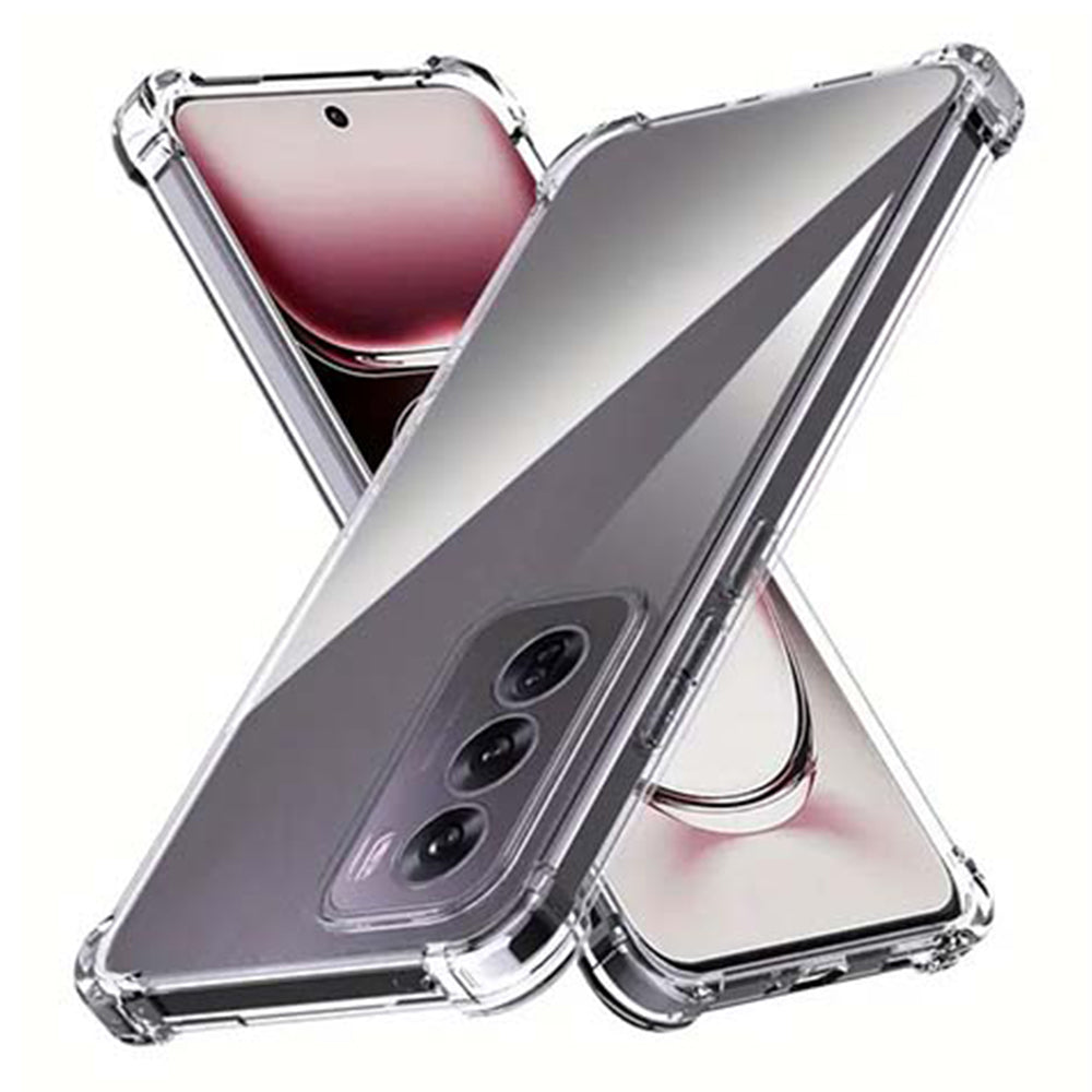 Funda para Oppo Reno12 Pro, Techsuit, Antichoque Transparente, Transparente