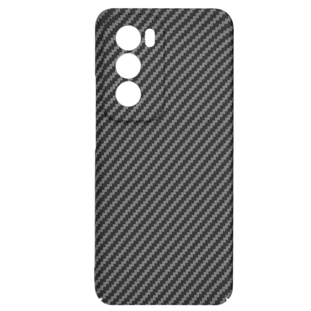 Funda para Oppo Reno12, Techsuit, Carbonite FiberShell, Negra