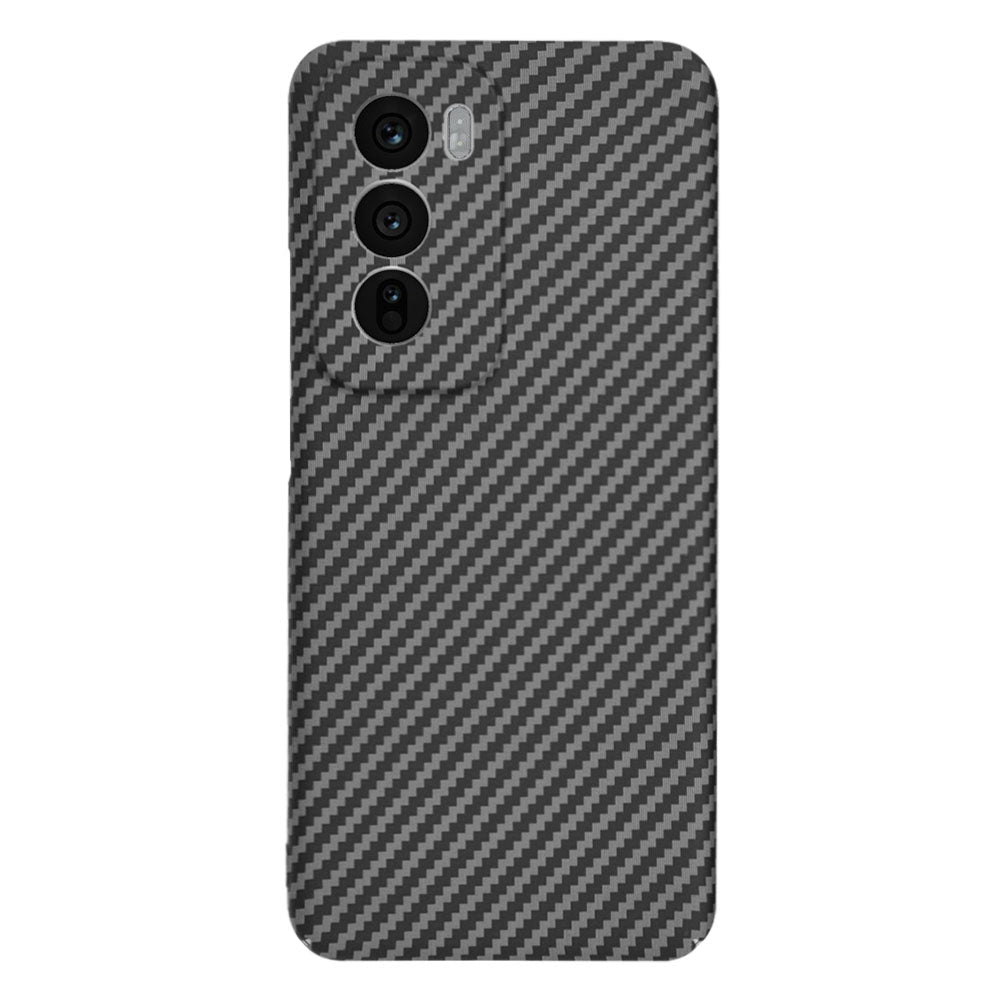Funda para Oppo Reno12, Techsuit, Carbonite FiberShell, Negra