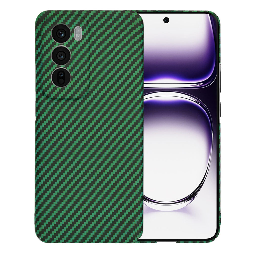 Funda para Oppo Reno12, Techsuit, Carbonite FiberShell, Verde