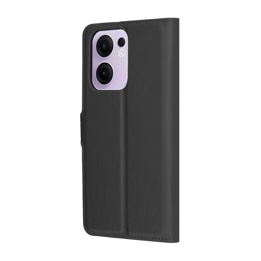 Funda para Oppo Reno13 FS 5G / Reno13 F 4G / Reno13 F, Techsuit, Folio de cuero, Negra