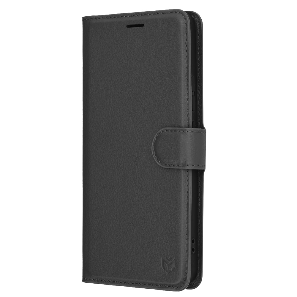Funda para Oppo Reno13 FS 5G / Reno13 F 4G / Reno13 F, Techsuit, Folio de cuero, Negra
