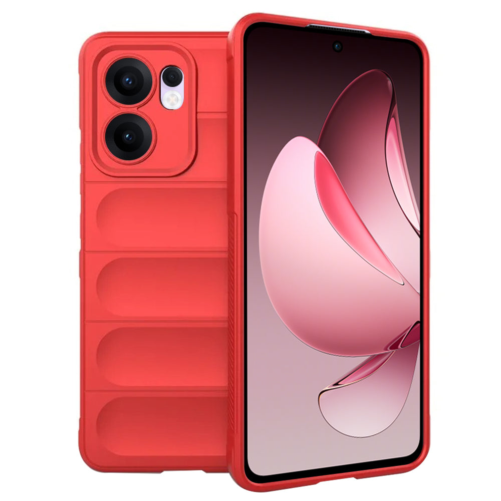 Funda para Oppo Reno13 FS 5G / Reno13 F 4G / Reno13 F, Techsuit, Magic Shield, Roja