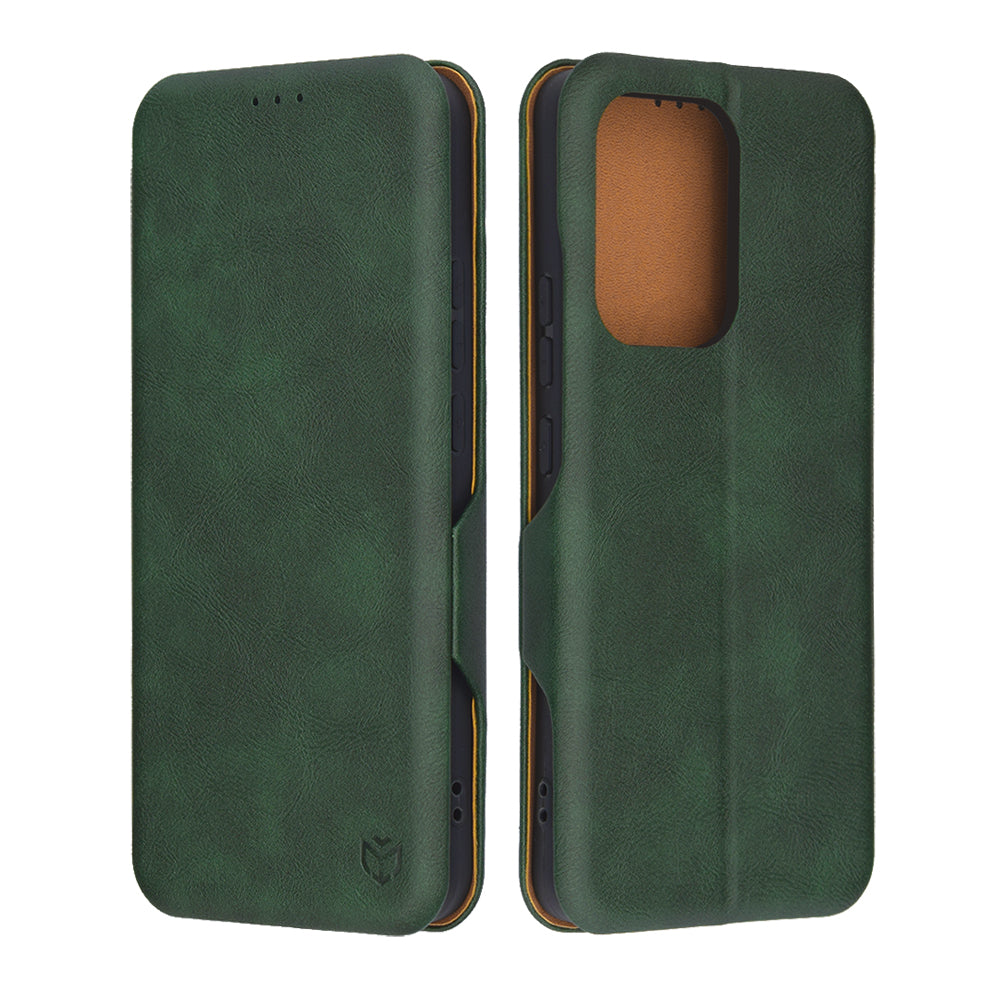 Funda para Oppo Reno13 FS 5G / Reno13 F 4G / Reno13 F, Techsuit, Safe Wallet Plus, Verde