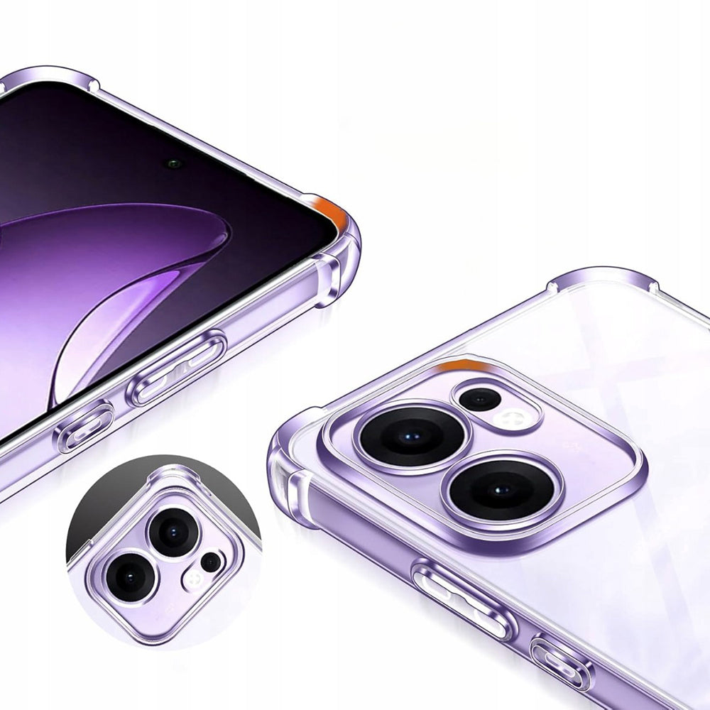 Funda para Oppo Reno13 FS 5G / Reno13 F 4G / Reno13 F, Techsuit, Transparente a prueba de golpes