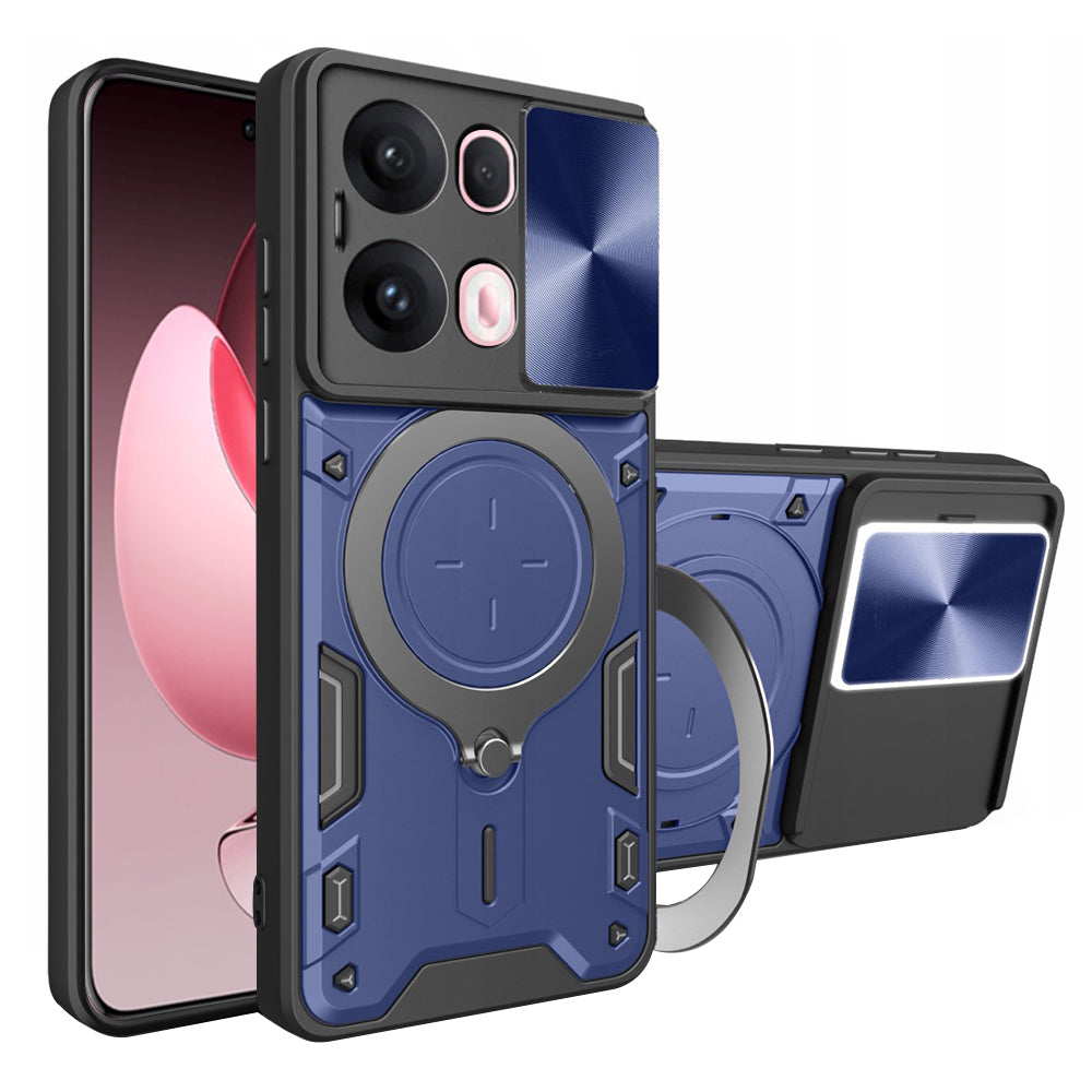 Funda para Oppo Reno13 Pro, Techsuit, CamGuard Pro, Azul