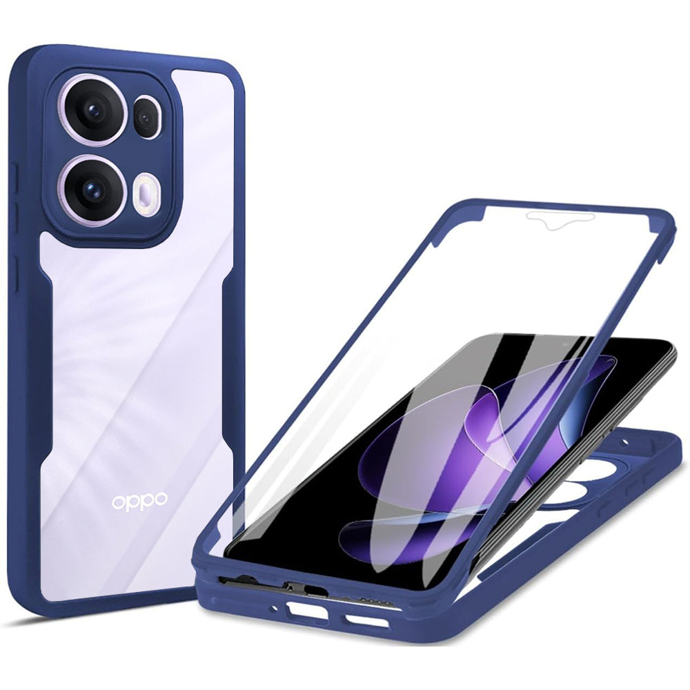 Funda para Oppo Reno13 Pro, Techsuit, ColorVerse 360, Azul