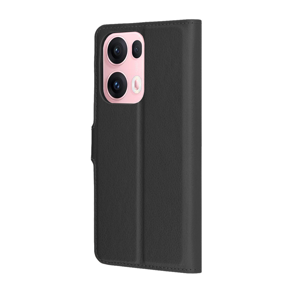 Funda para Oppo Reno13 Pro, Techsuit, Leather Folio, Negra