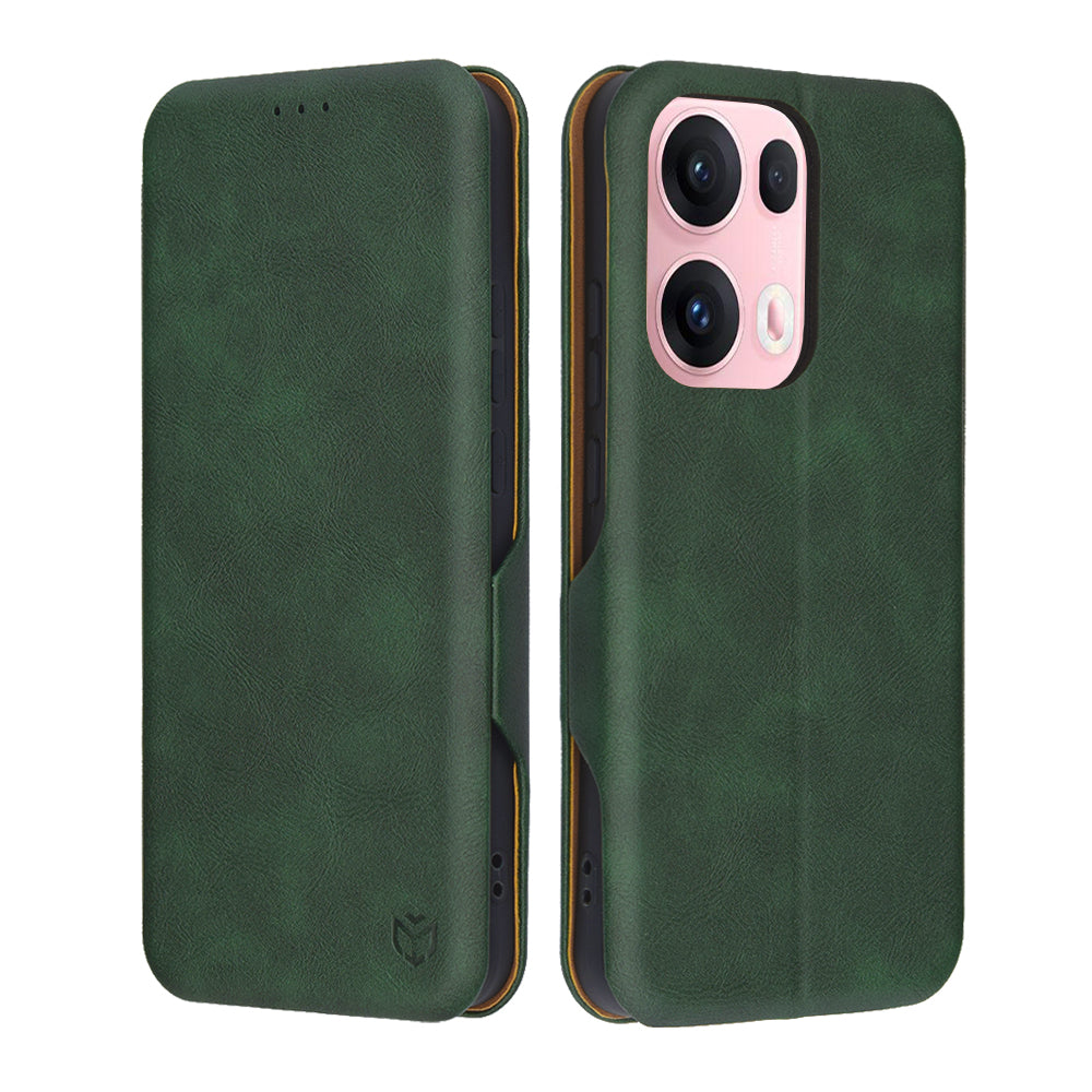 Funda para Oppo Reno13 Pro, Techsuit, Safe Wallet Plus, Verde