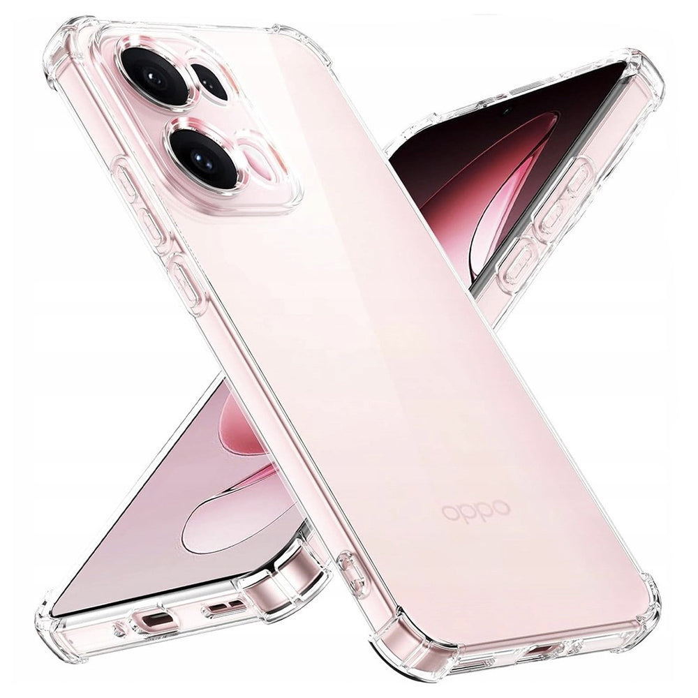 Funda para Oppo Reno13 Pro, Techsuit, Antigolpes Transparente, Transparente