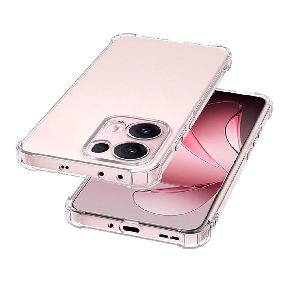 Funda para Oppo Reno13 Pro, Techsuit, Antigolpes Transparente, Transparente