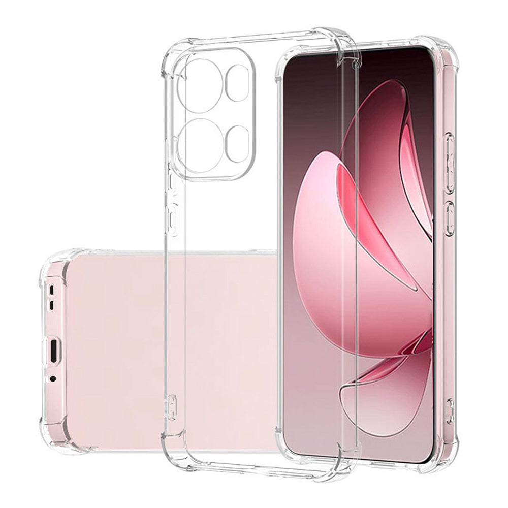Funda para Oppo Reno13 Pro, Techsuit, Antigolpes Transparente, Transparente
