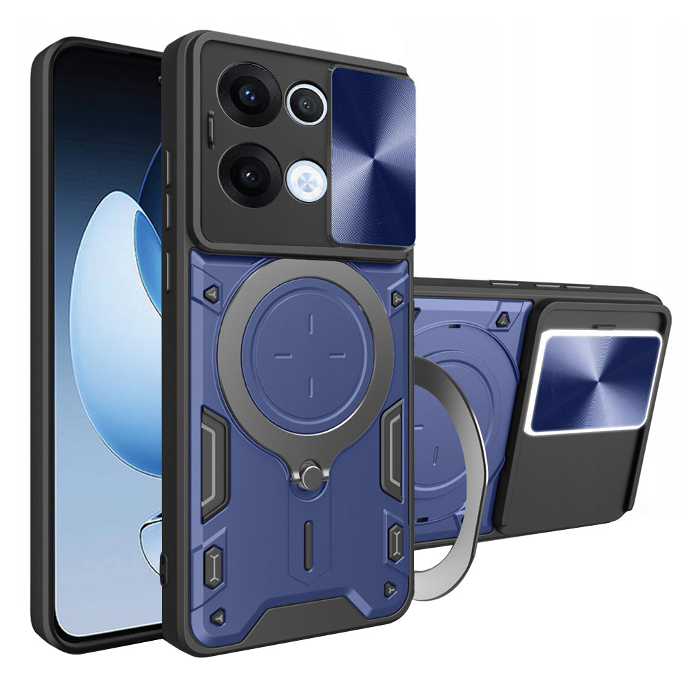 Funda para Oppo Reno13, Techsuit, CamGuard Pro, Azul