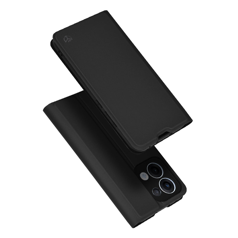 Funda para Oppo Reno13, Techsuit, Magskin Book, Negra
