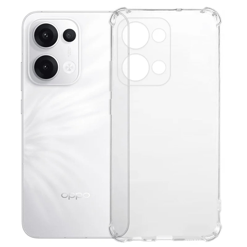 Funda para Oppo Reno13, Techsuit, Antichoque Transparente, Transparente